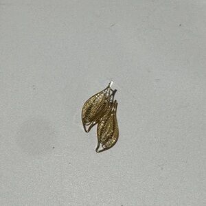 Delicate Gold Leaf Earrings